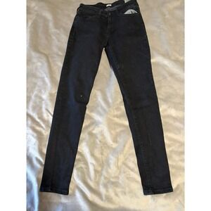 Levis Legging Jeans Womens Dark Indigo Skinny Stretch Denim